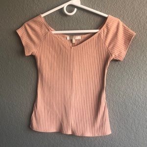 XS light pink top